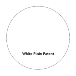 Photo White Patent Leather Swatch