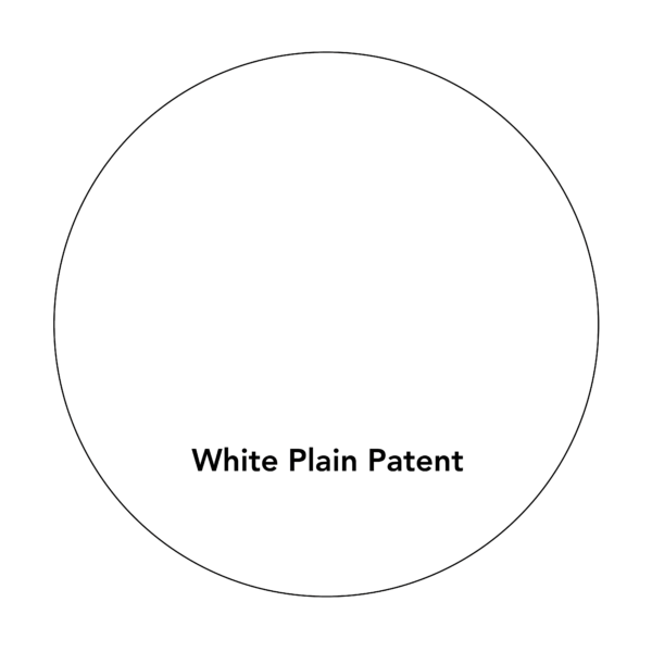 Photo White Patent Leather Swatch