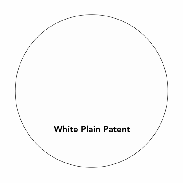 Photo White Patent Leather Swatch