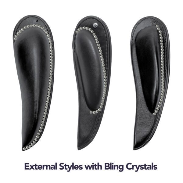 External Thigh Rolls with Bling Crystals