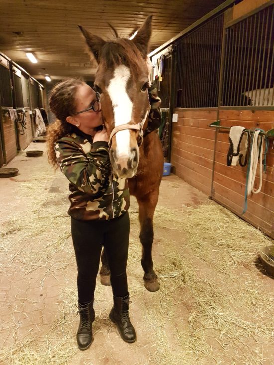 Korina Rothery with Pony at RCRA in Cedar Valley, Ontario.