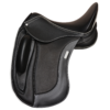 ProLight - Black with White Welting - Stirrup Loop - Gullet and White Quilted 1/2 Moon