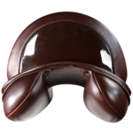 Let's Dance - Chestnut with Brown Patent Leather 1/2 Moon