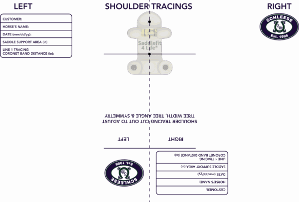 VCFS Fit Kit - Measuring Template x 5 Sheets