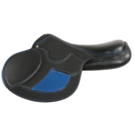 Destiny Light - Black with Blue Patent Accents