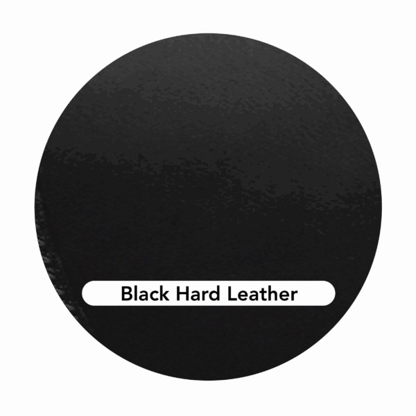 Black Hard Bridle Leather Swatch