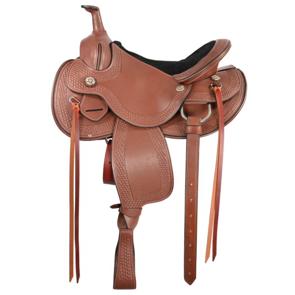 Rahli Roper Western Saddle - Colour Chestnut