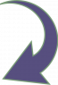 Purple Arrow - green outline