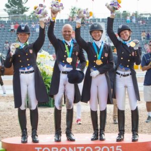 Equestrian Dressage Team USA - Gold at Pan Ams 2015
