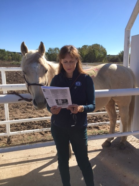Cathy and Tuff - Checking out afternoon program