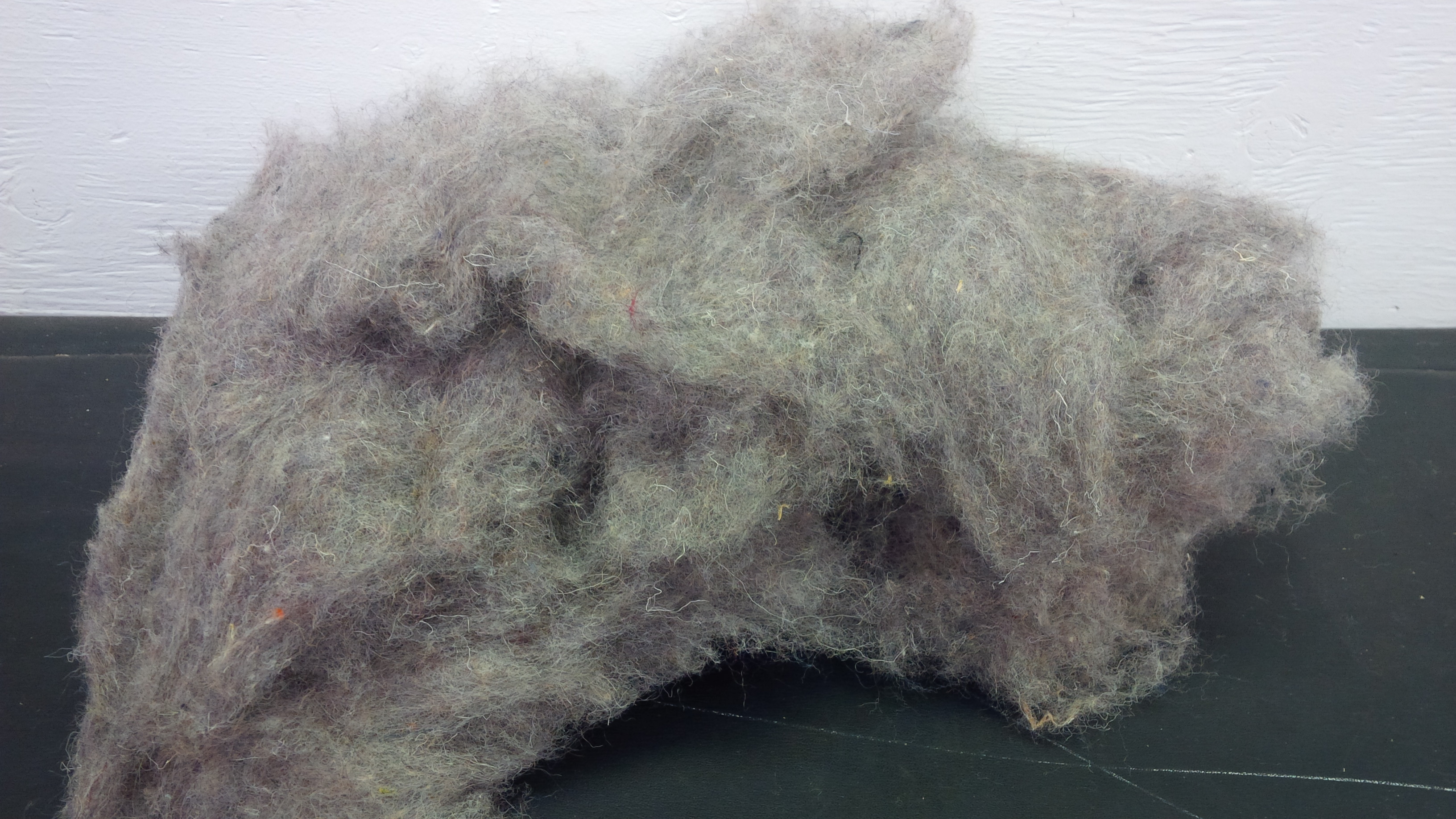Combination of pure and synthetic wool fibers is ideal for panel stuffing.