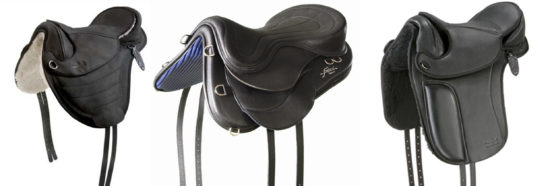A variety of Treeless saddles randomly chosen from the internet - brands unknown.